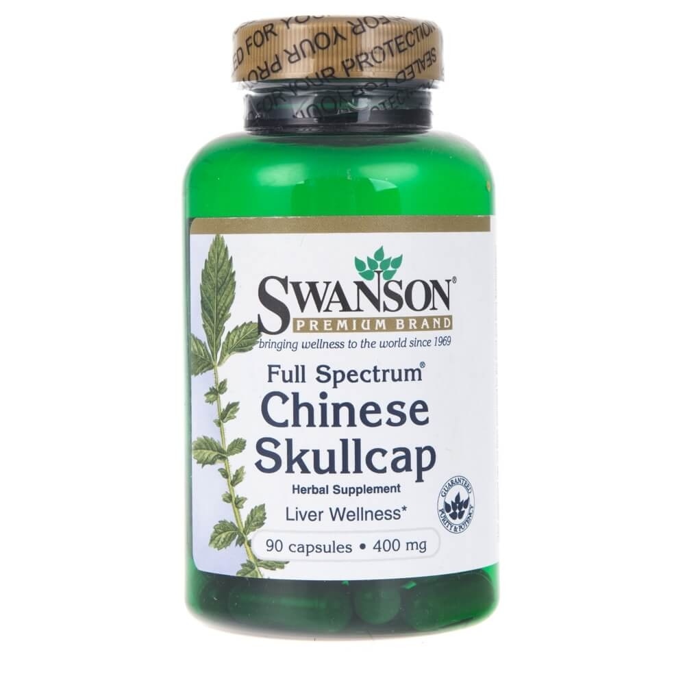 Supliment nutritiv Full Spectrum Chinesse Skullcap, 400 mg 90 capsule, Swanson
