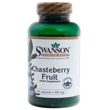 Supliment nutritiv Chasteberry Fruit, 400 mg, 120 capsule, Swanson Supliment nutritiv Chasteberry Fruit, 400 mg, 120 capsule, Swanson