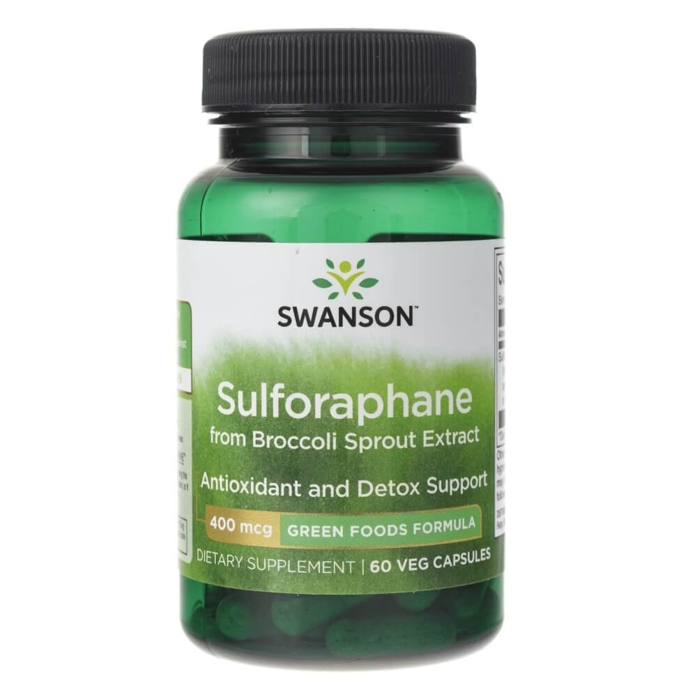 Supliment nutritiv Sulforaphane, 400 mcg, 60 capsule, Swanson