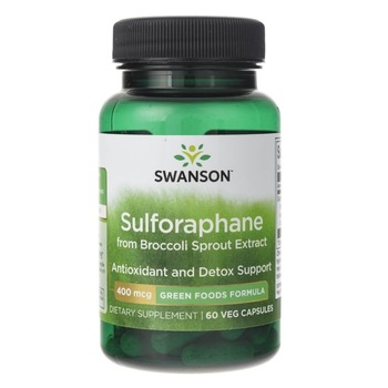 Supliment nutritiv Sulforaphane, 400 mcg, 60 capsule, Swanson Supliment nutritiv Sulforaphane, 400 mcg, 60 capsule, Swanson