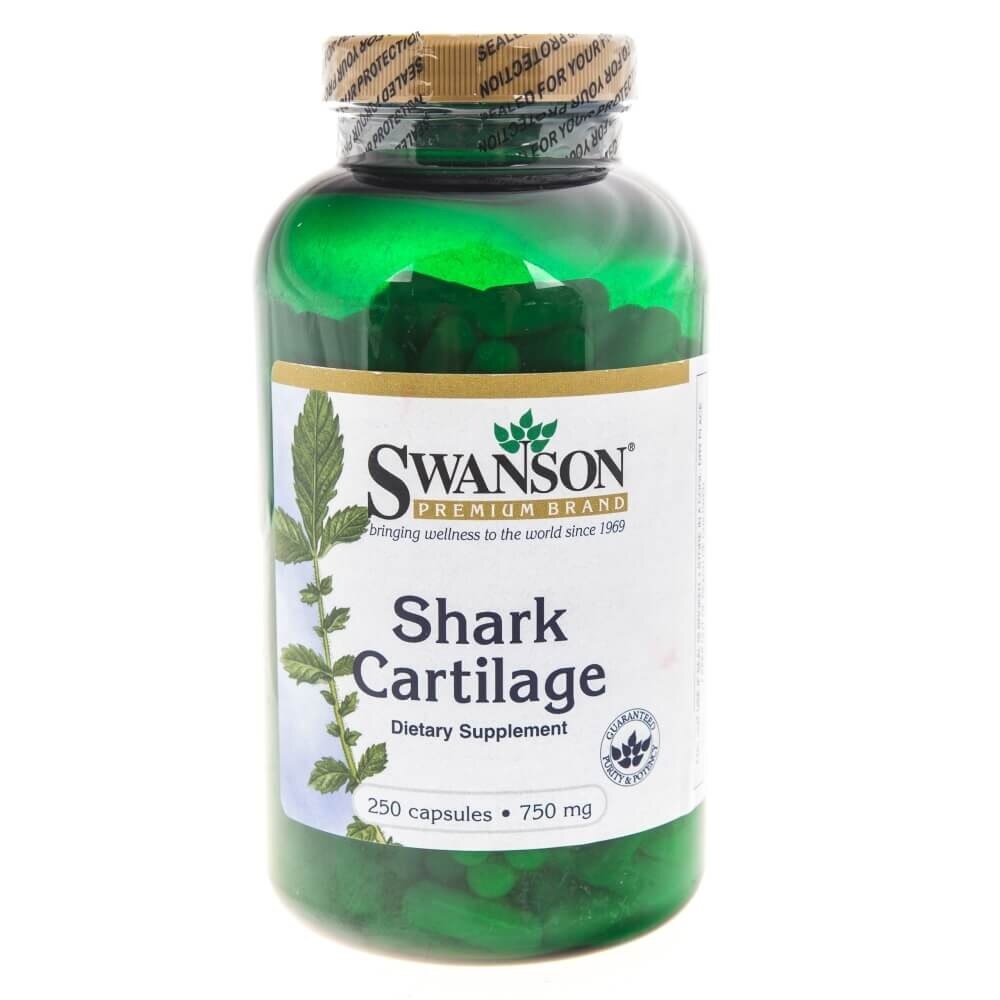 Supliment nutritiv Shark Cartillage, 250 Capsule, 750 mg, Swanson