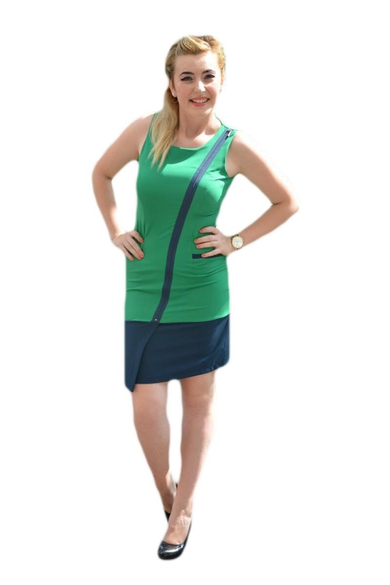 Rochie feminina de primavara-vara,D&J Exclusive, Verde