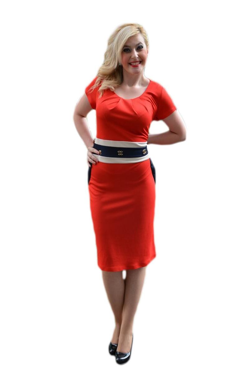 Rochie feminina,D&J Exclusive,Rosu,44 EU