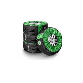 Set de Huse Textile pentru Jante 14''- 18'' Skoda, Multicolor Set de Huse Textile pentru Jante 14''- 18'' Skoda, Multicolor