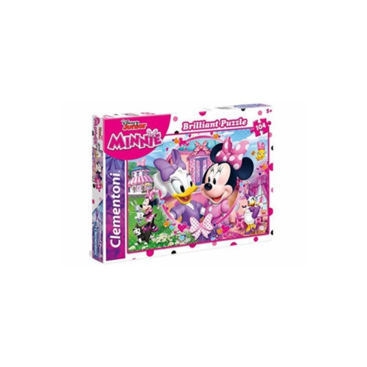Clementoni 104 db-os Ragyogó puzzle - Minnie Mouse és Daisy (20145)