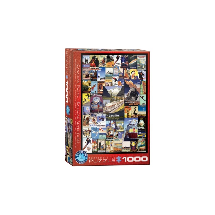 EuroGraphics 1000 db-os puzzle - Canadian Pacific - Railroad Adventures (6000-0648)