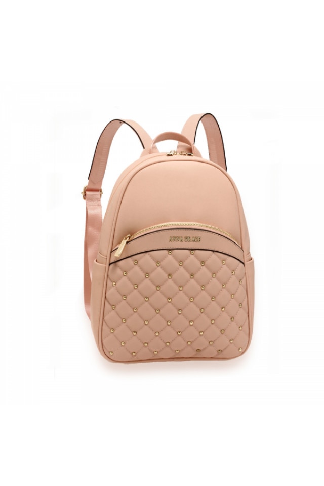 Rucsac roz, din piele ecologica, de dama, Leesun, AG00590