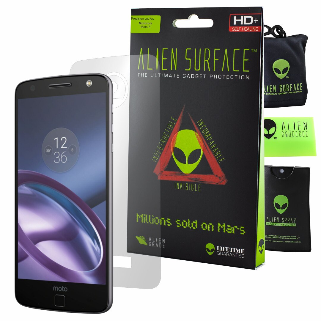Folie Alien Surface HD, Motorola Moto Z, protectie spate