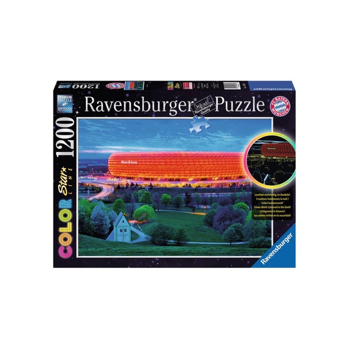 Ravensburger 1200 db-os Color Neon puzzle - Allianz Arena (16187)