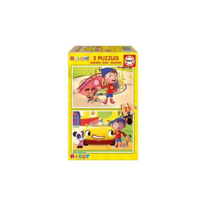Educa 2 x 25 db-os fa puzzle - Noddy (17161)
