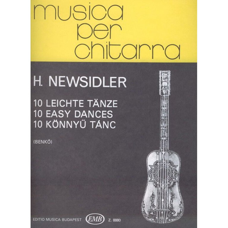 Newsidler, Melchior: 10 Easy Dances for Lute