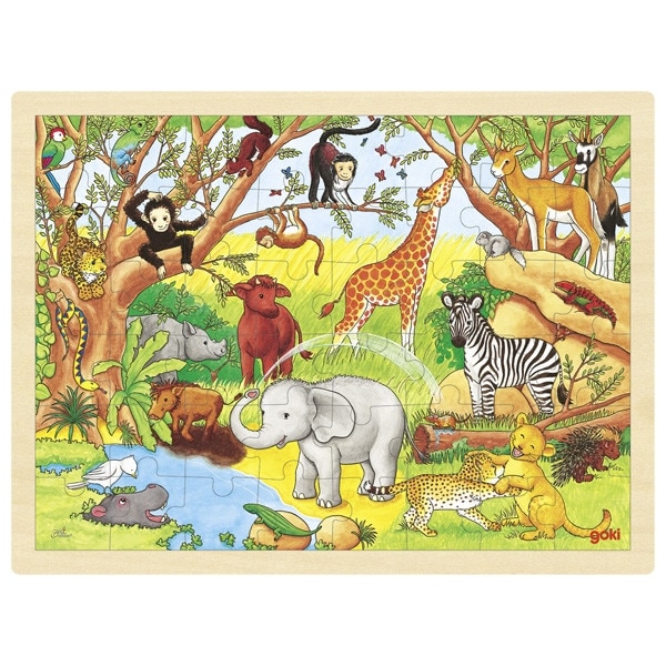Joc puzzle - Africa