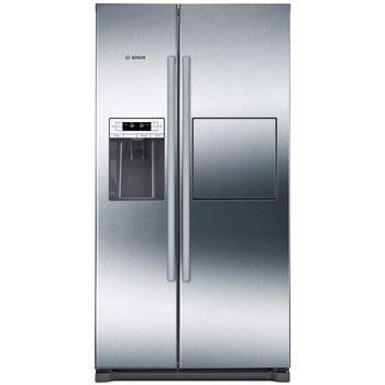 Side by side Bosch KAG90AI20, 522 l, Clasa A+, No Frost, Antiamprenta, H 177 cm , Inox Side by side Bosch KAG90AI20, 522 l, Clasa A+, No Frost, Antiamprenta, H 177 cm , Inox