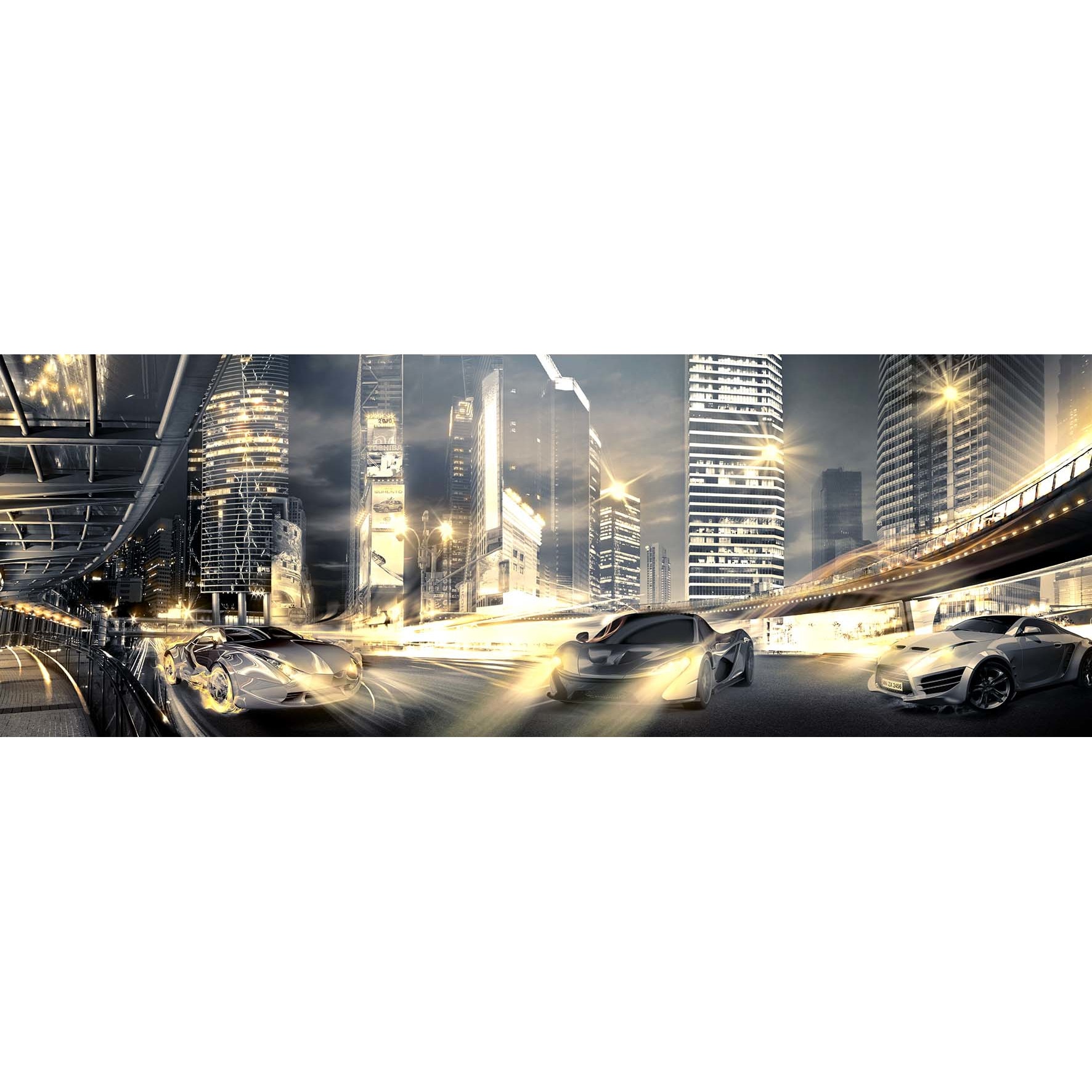 Fototapet DEGRETS 84581 Alergatori de noapte 136x388cm