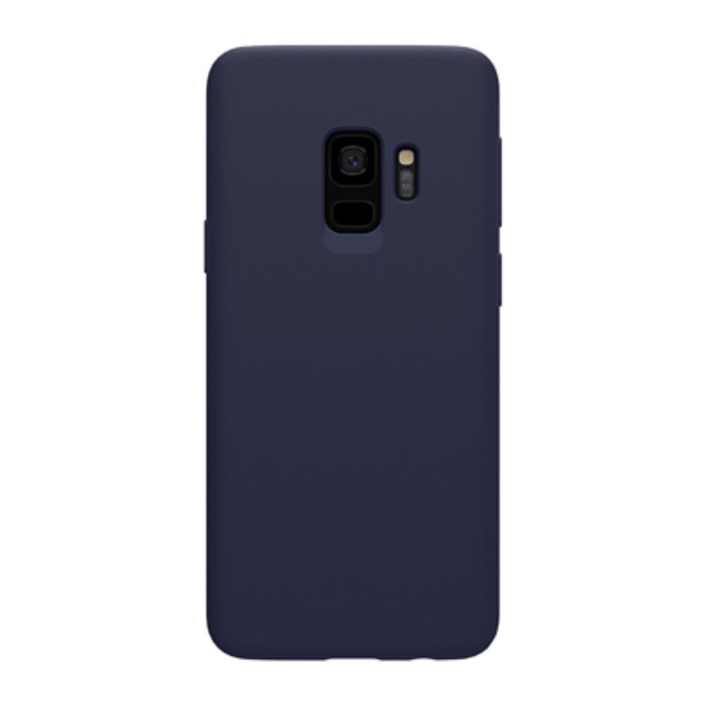 Husa din silicon mat cu interior de microfibra, Nillkin, pentru Samsung Galaxy S9, albastru