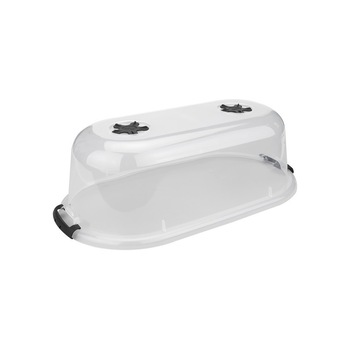 Capac transparent pentru Jardiniera de balustrada green basics de 55cm transparent Capac transparent pentru Jardiniera de balustrada green basics de 55cm transparent