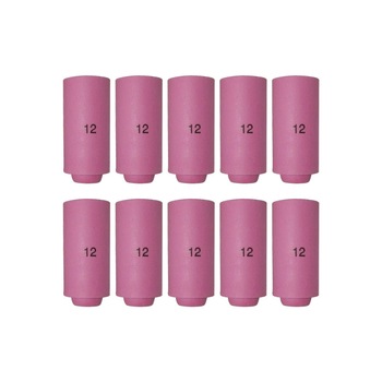 Duza ceramica TIG-WIG standard, Gr. 12, Intensiv, set 10 bucati Duza ceramica TIG-WIG standard, Gr. 12, Intensiv, set 10 bucati