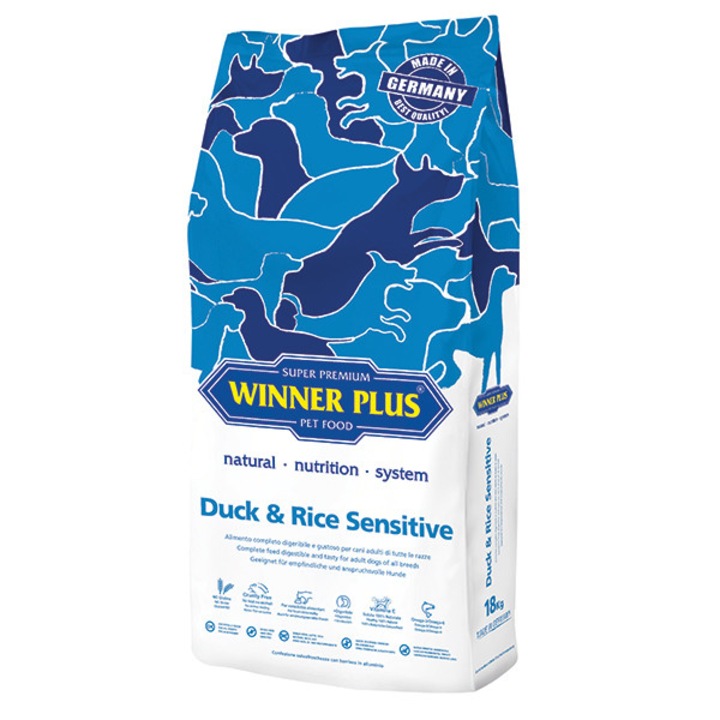 Hrana uscata pentru caini WINNER PLUS RATA&OREZ 18kg