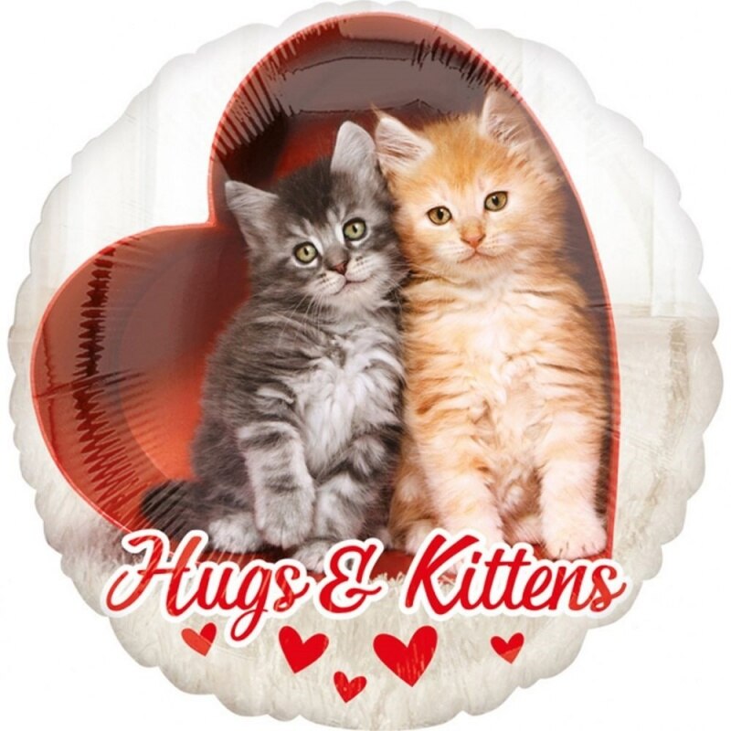 Balon Folie 43 cm ''Hugs & Kittens
