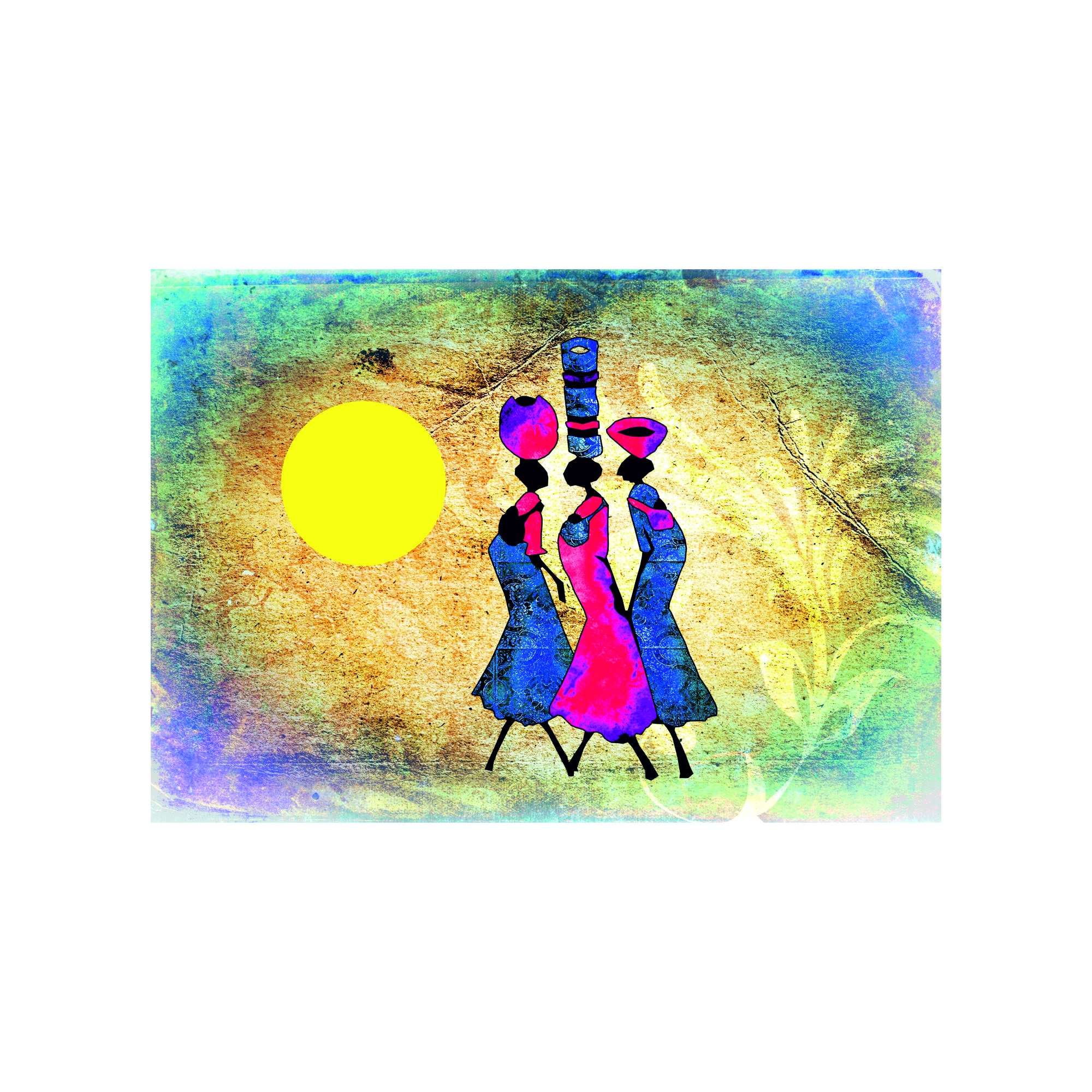 Tablou Forex, Africa retro 2, 100x70 cm