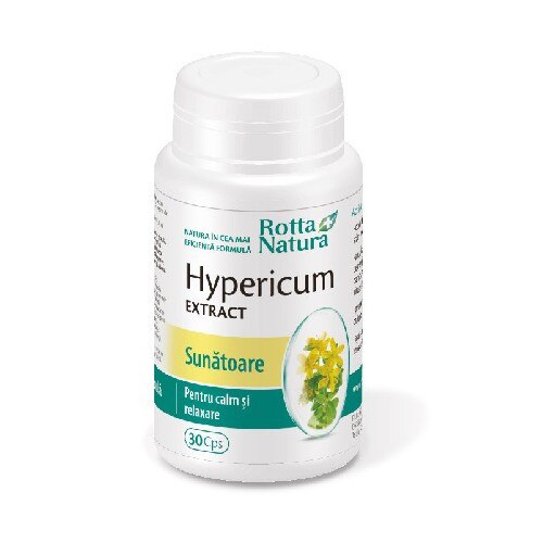 Hypericum Extract (Sunatoare) 30cps Rotta Natura