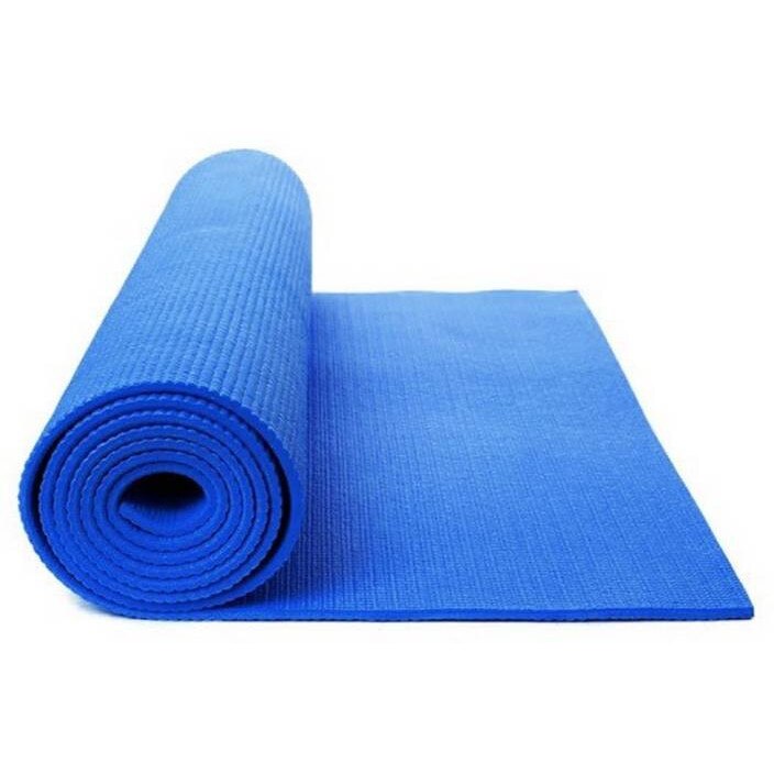 Saltea Yoga cu design Roll-up si suprafata anti-alunecare GRUNBERG-YM4 Albastru