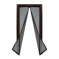 Plasa / Perdea usa anti-insecte Vivo,cu inchidere magnetica,190x100 cm,negru