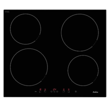 Plita incorporabila Amica PI6540PTU, Inductie, 4 zone, Negru Plita incorporabila Amica PI6540PTU, Inductie, 4 zone, Negru