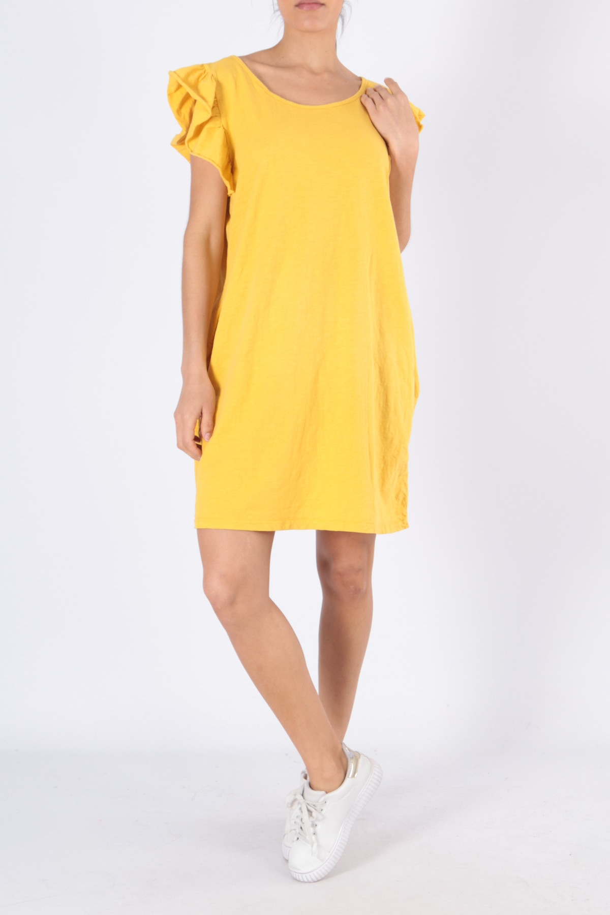 Rochie casual One Size, Galben, One Size