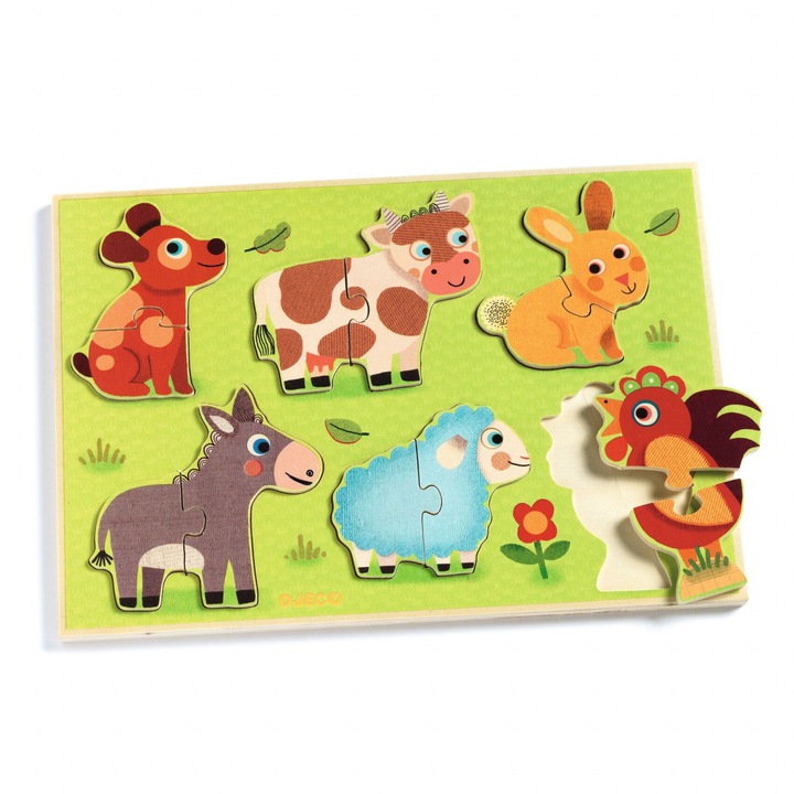 Djeco Puzzle, 12 db
