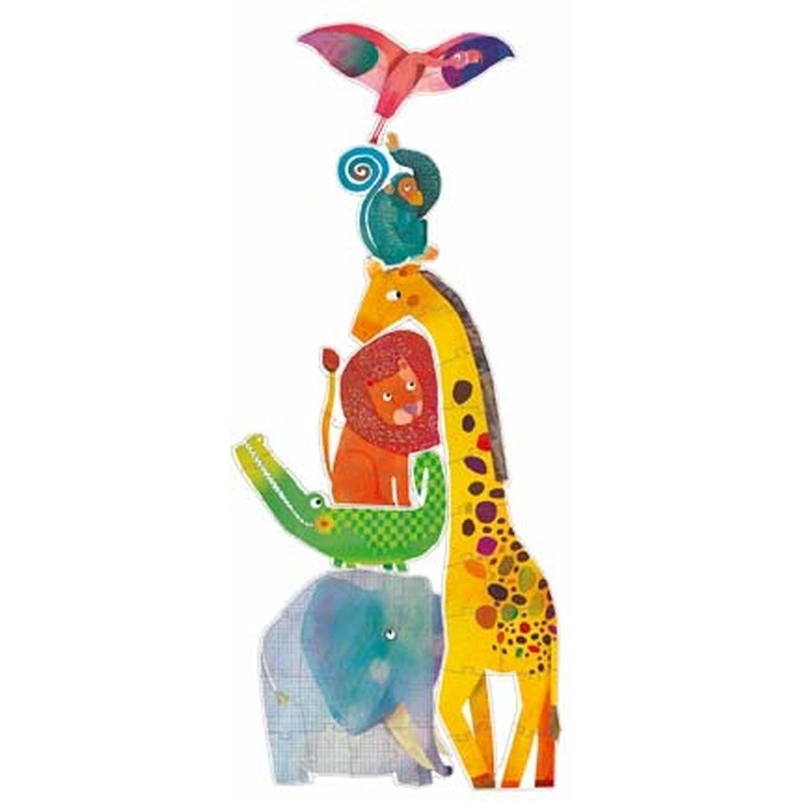 Puzzle gigant Elvis si prietenii lui, Djeco