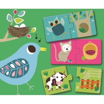 Puzzle duo Habitat 20 piese,Djeco Puzzle duo Habitat 20 piese,Djeco