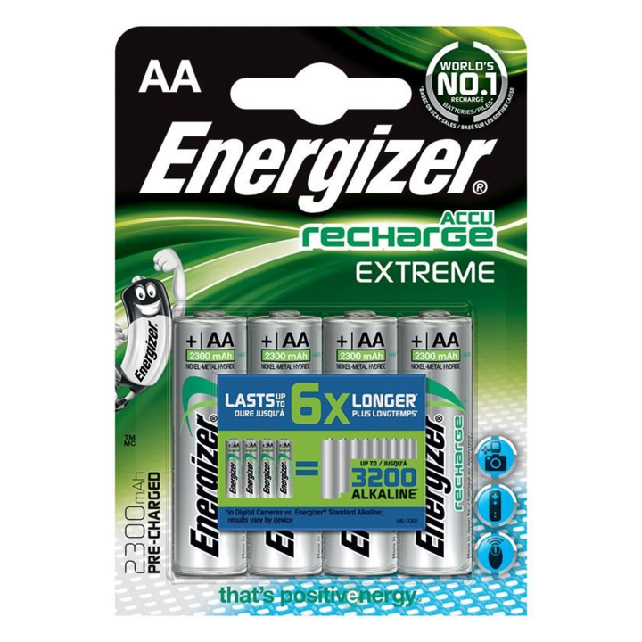 Energizer Extreme 2300 mAh AA akkumulátor (4db/csomag) (7638900349993)