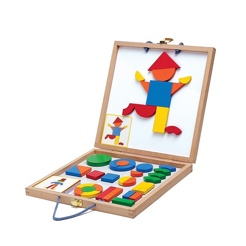 Joc cu magneti geoforme ,Djeco