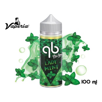 Lichid Tigara Electronica Lady Mint QB Mix Line, 0mg, 100ml Lichid Tigara Electronica Lady Mint QB Mix Line, 0mg, 100ml