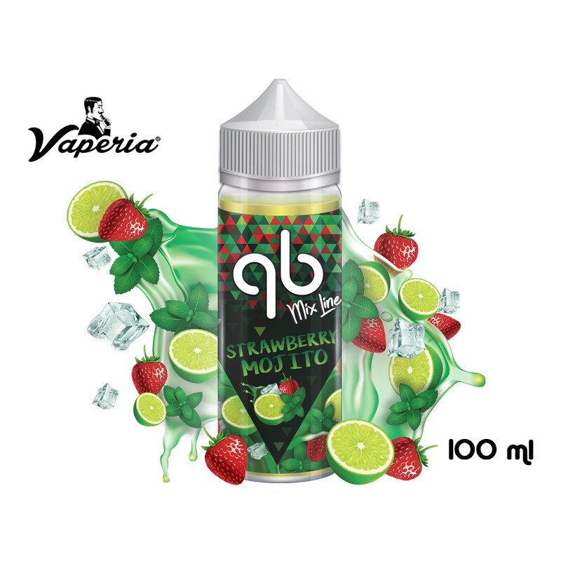Lichid Tigara Electronica Strawberry Mojito QB Mix Line, 0mg, 100ml