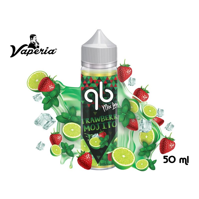 Lichid Tigara Electronica Strawberry Mojito QB Mix Line, 0mg, 50ml