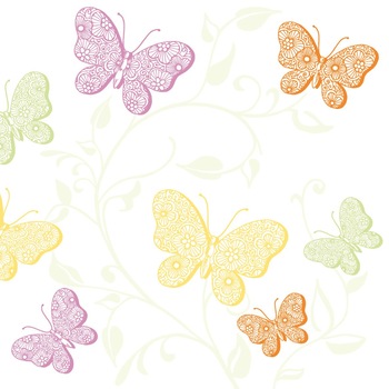 Set Servetele Charlotte, Pastel, 40x40 cm, 50 bucati Set Servetele Charlotte, Pastel, 40x40 cm, 50 bucati