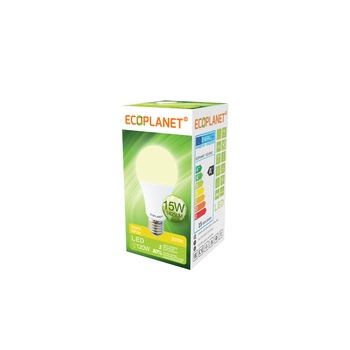 Bec LED Ecoplanet, E27, 15W (120W), 1425 LM, A+, lumina calda 3000K, Mat Bec LED Ecoplanet, E27, 15W (120W), 1425 LM, A+, lumina calda 3000K, Mat