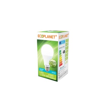 Bec LED Ecoplanet, E27, 15W (120W), 1425 LM, A+, lumina rece 6500K, Mat Bec LED Ecoplanet, E27, 15W (120W), 1425 LM, A+, lumina rece 6500K, Mat