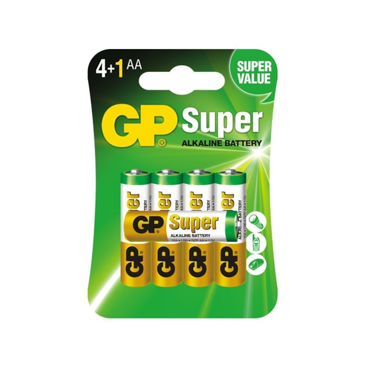 GP Super AA / LR6 Elem, 5 db