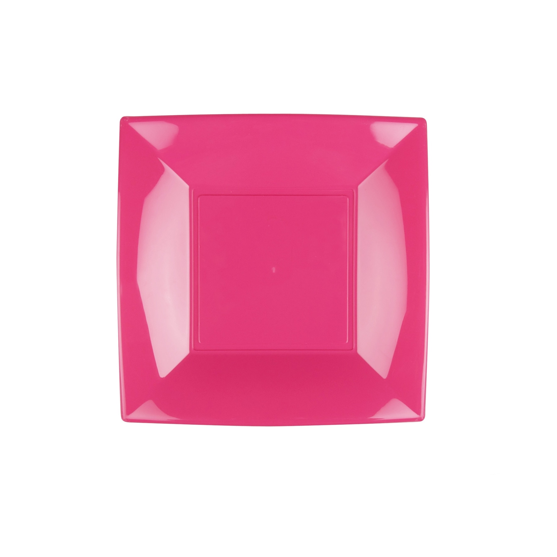 Farfurie desert fuchsia PP set 25 buc Gold Plast Nice Collection 18x18 cm