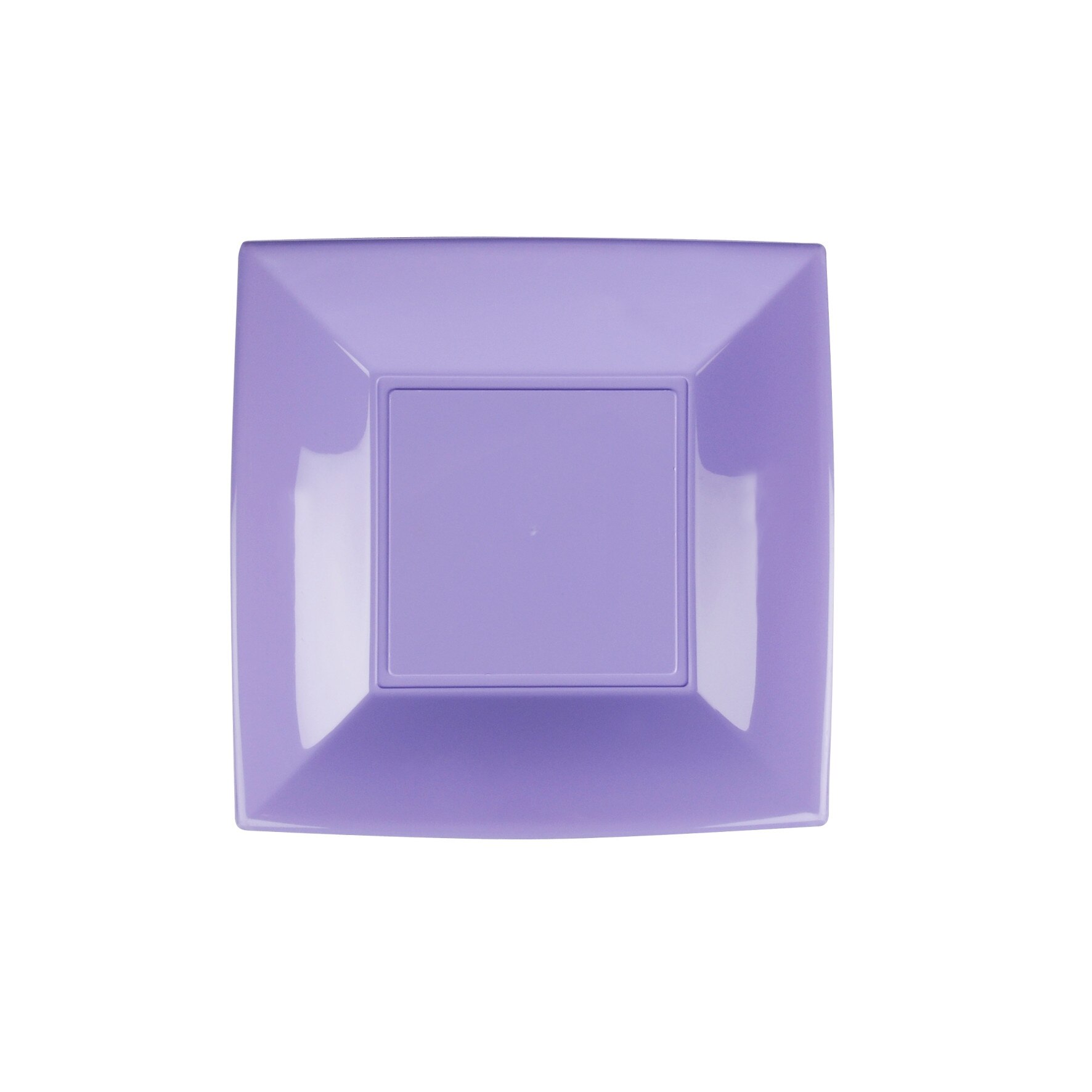 Farfurie desert mov PP set 25 buc Gold Plast Nice Collection 18x18 cm