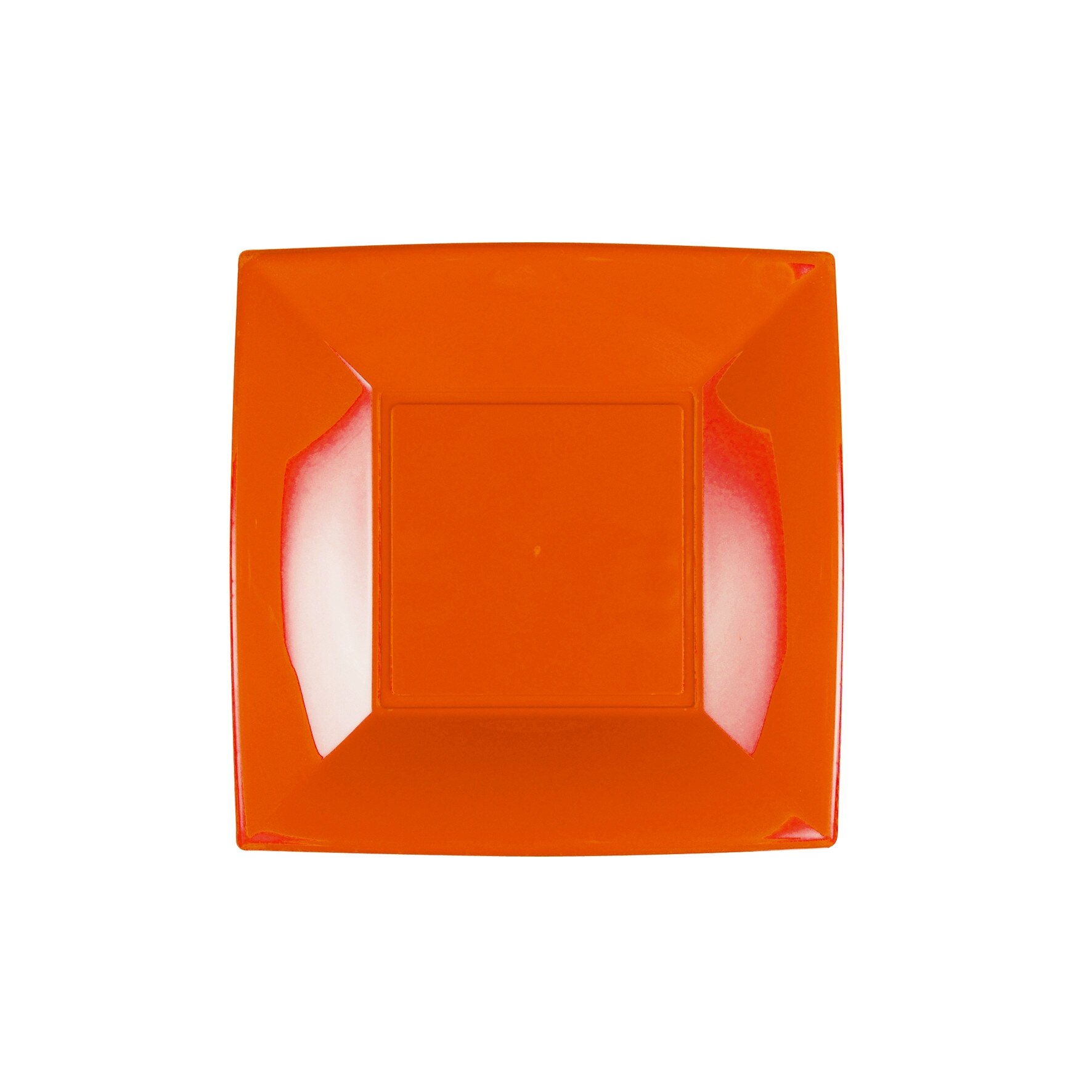 Farfurie desert orange PP set 25 buc Gold Plast Nice Collection 18x18 cm