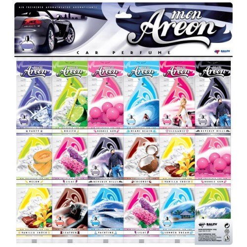 Odorizant Auto Areon Mon Placa 72 bucati