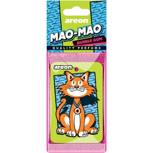 Odorizant Auto Areon Dry Mao Mao Bubble Gum