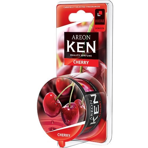 Odorizant auto cu gel Areon Ken Blister Cherry