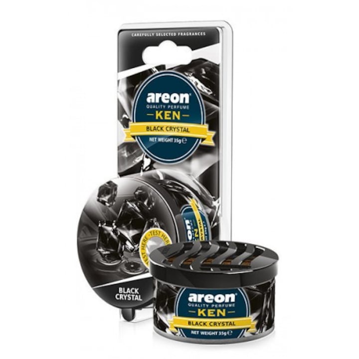Ароматизатор за кола с гел Areon Ken Blister Black Crystal