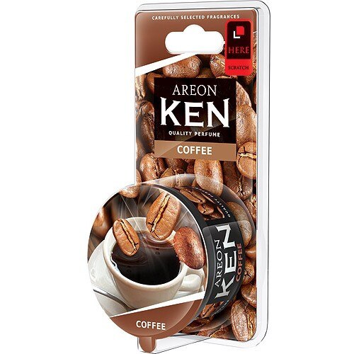 Odorizant auto cu gel Areon Ken Blister Coffee