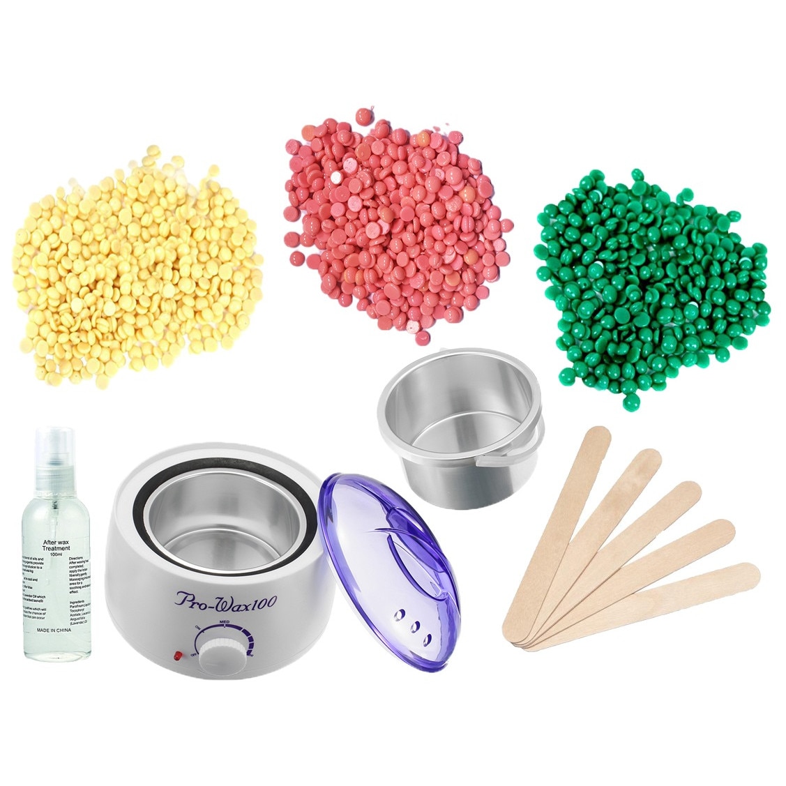 Kit Epilare No.621 cu Ceara Epilare Granule Refolosibila - Triple Wax (3x100g)